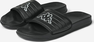 KAPPA Sandaalit 'KMLogo Lablo' värissä musta: etupuoli