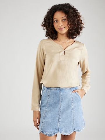 COMMA Blouse in Beige: voorkant