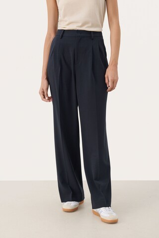 Regular Pantalon à plis 'Cherra' Part Two en bleu : devant