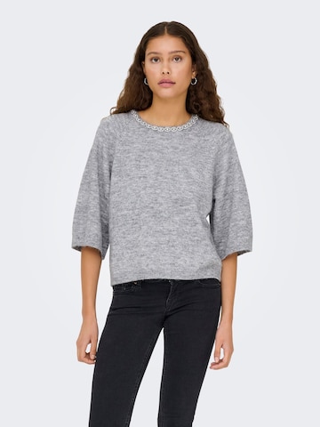 JDY Pullover 'JDYALVA' i grå: forside