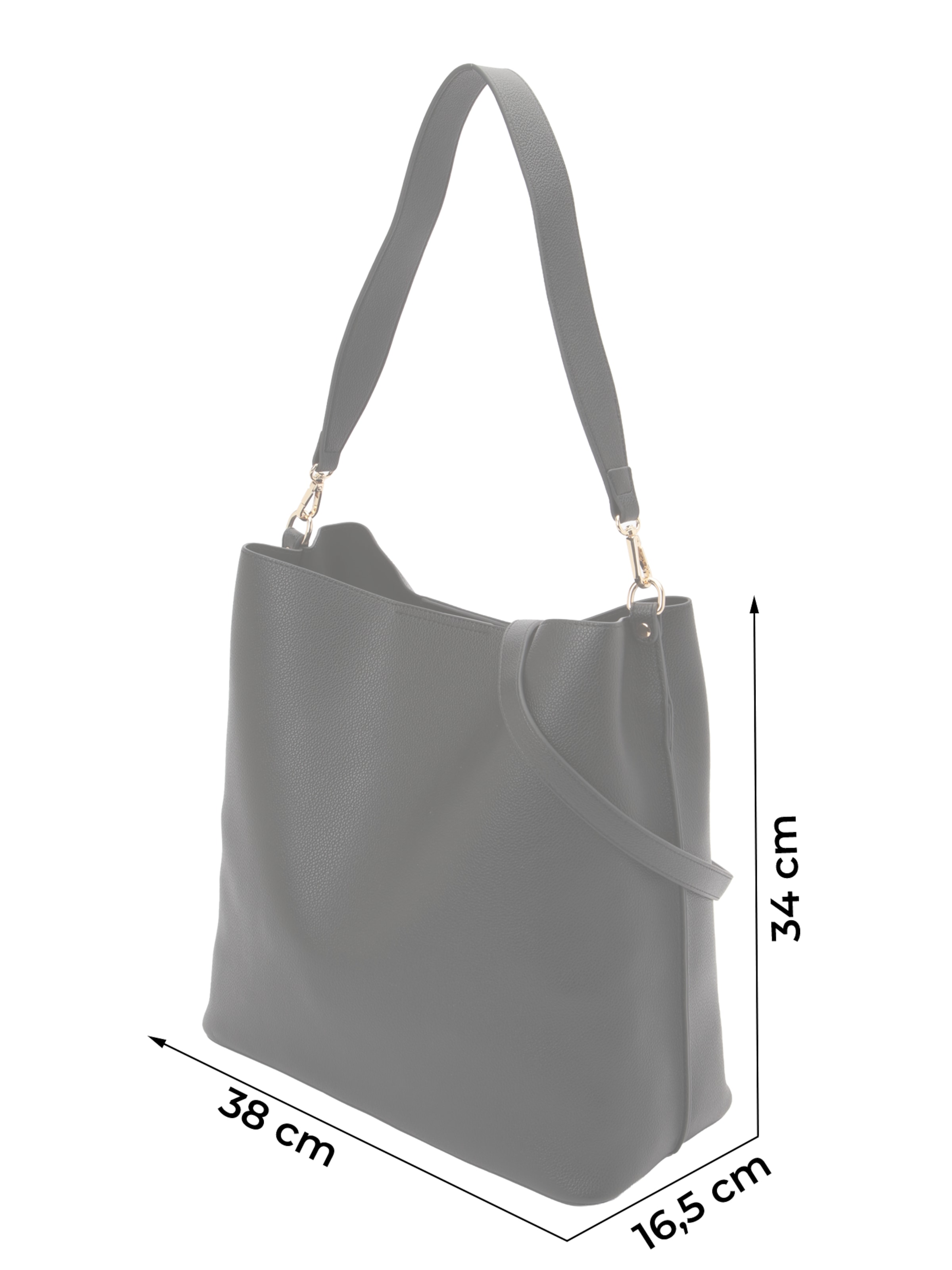 Seidenfelt - Mala de ombro 'Meloy' em preto