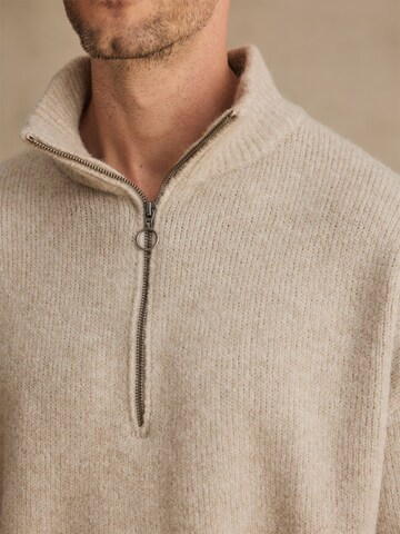 DAN FOX APPAREL Sweater 'Marek' in Beige