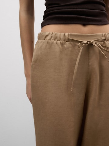 INTIMISSIMI Wide Leg Hose 'The Pure Linen' in Beige