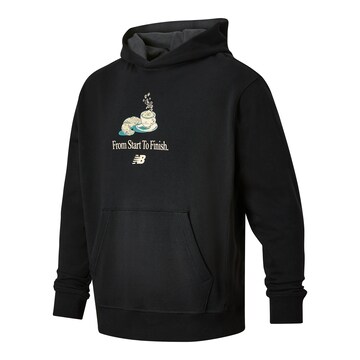 new balance Sweatshirt 'Cafe' in Black: front