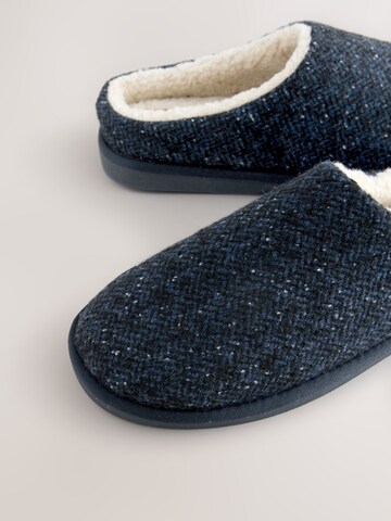 Pantoufle Next en bleu