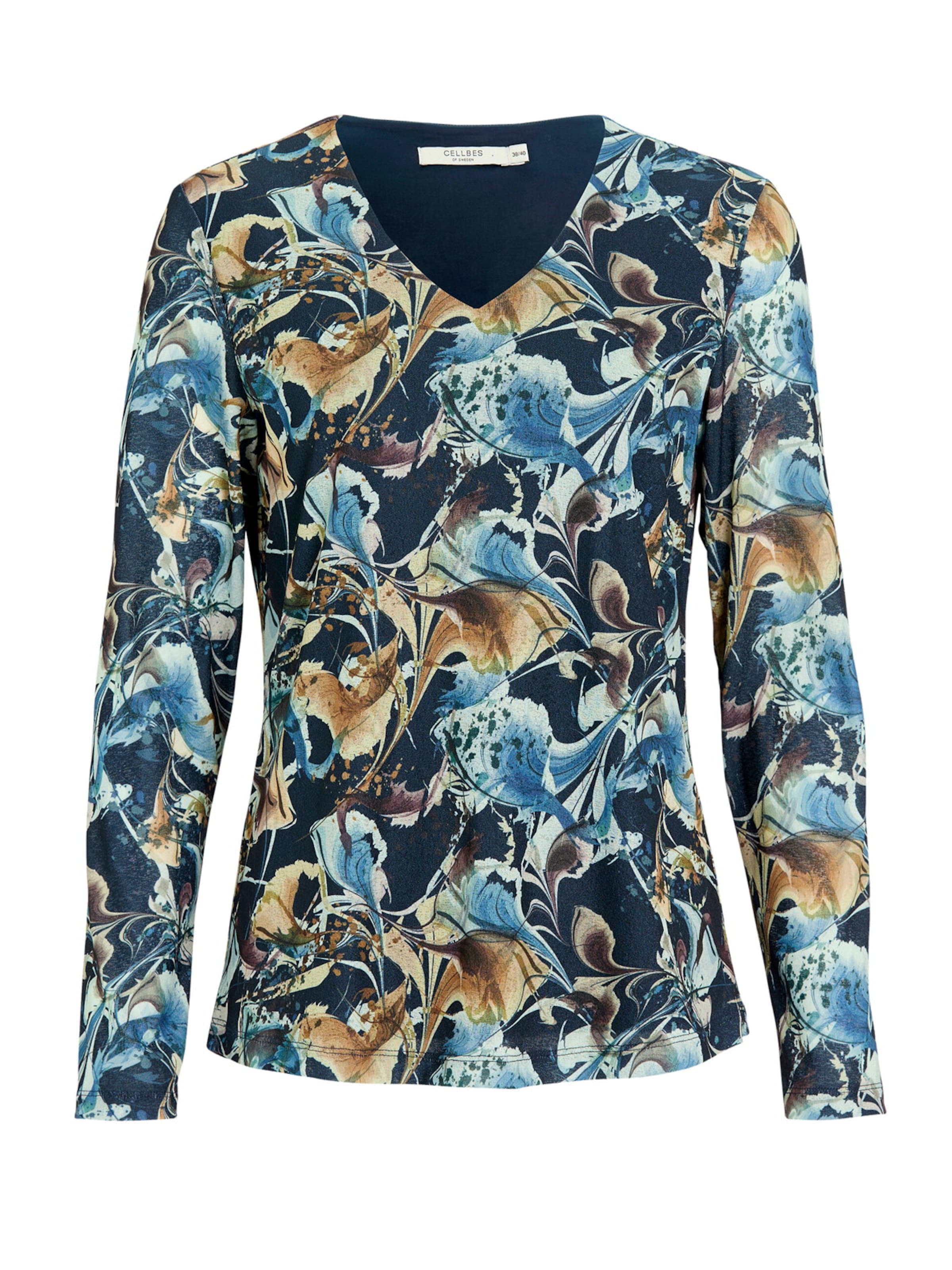 Cellbes of Sweden Top in Blauw: voorkant