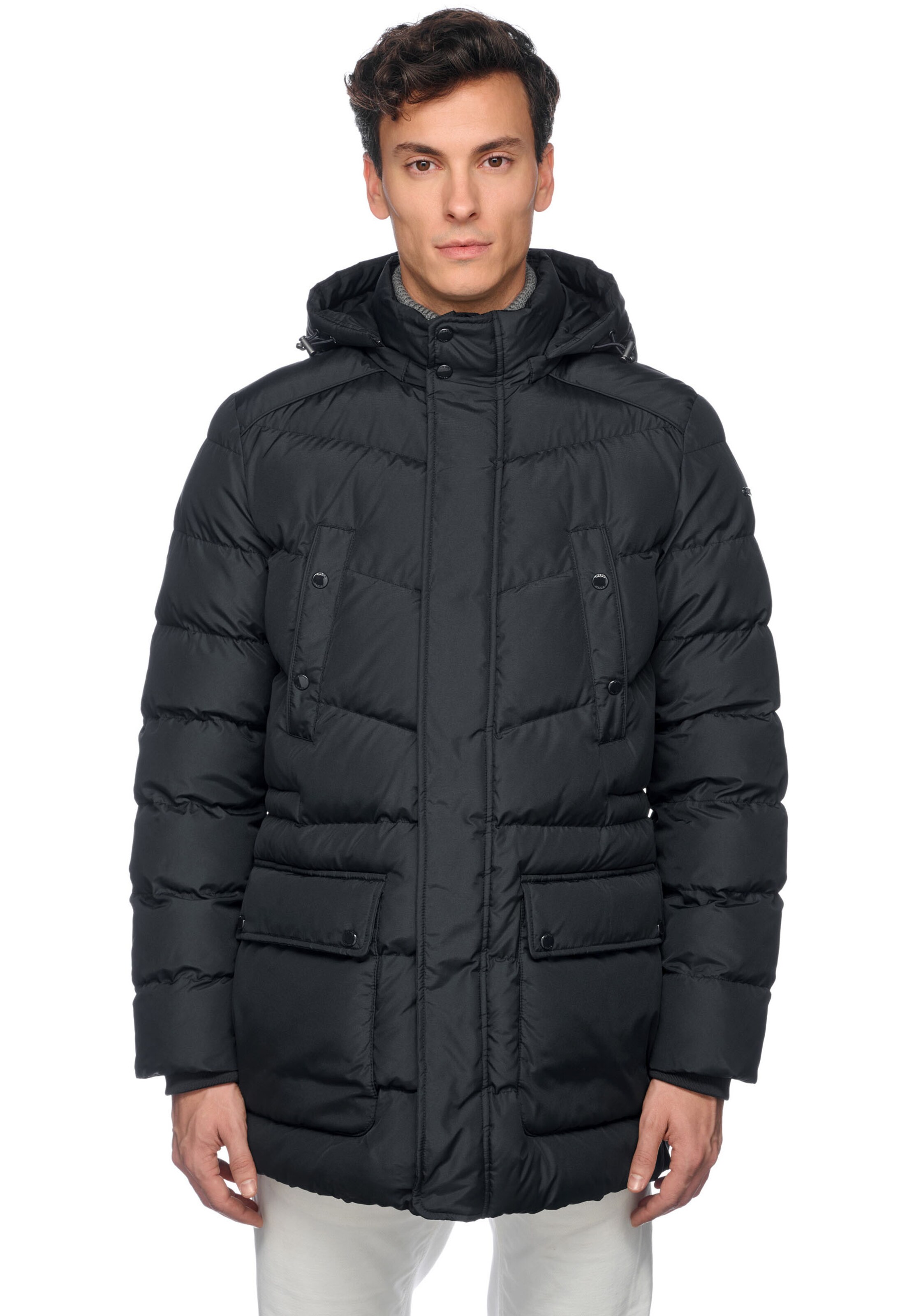 GEOX Winter Parka in Blue: front