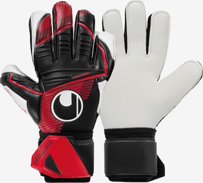 UHLSPORT Athletic Gloves in Red / Black / White, Item view