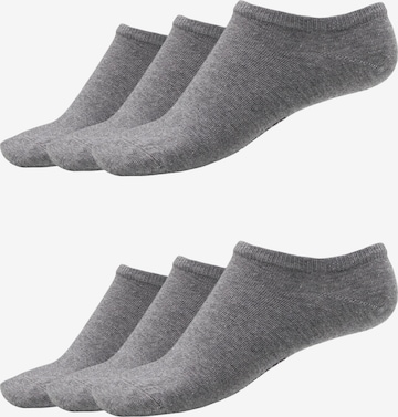 Chaussettes ' 6er-Pack Socken ' SCHIESSER en gris : devant