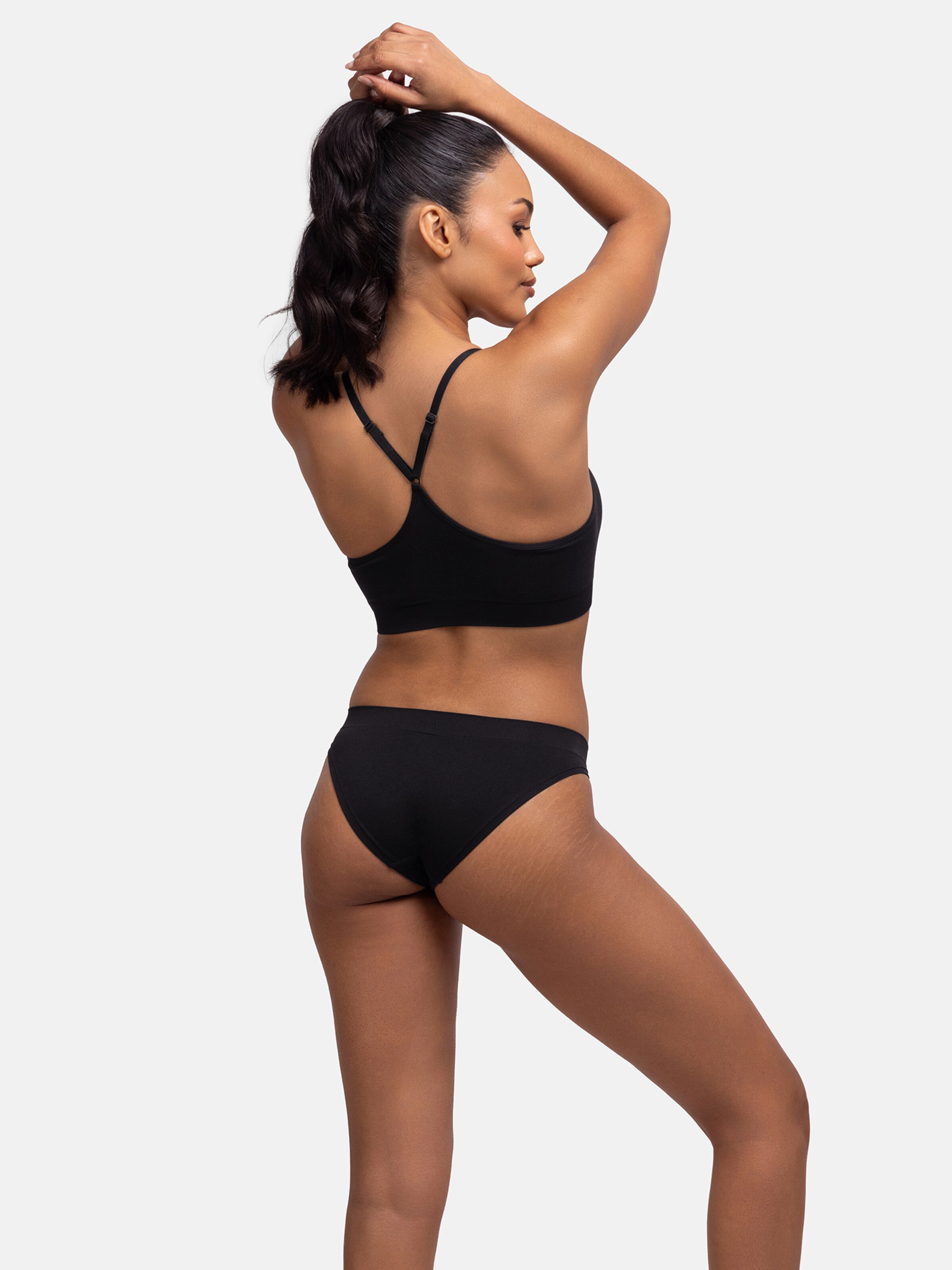Dorina Damen Slip 5er Pack – Aus Bio-Baumwolle, Mit Spitzenborte