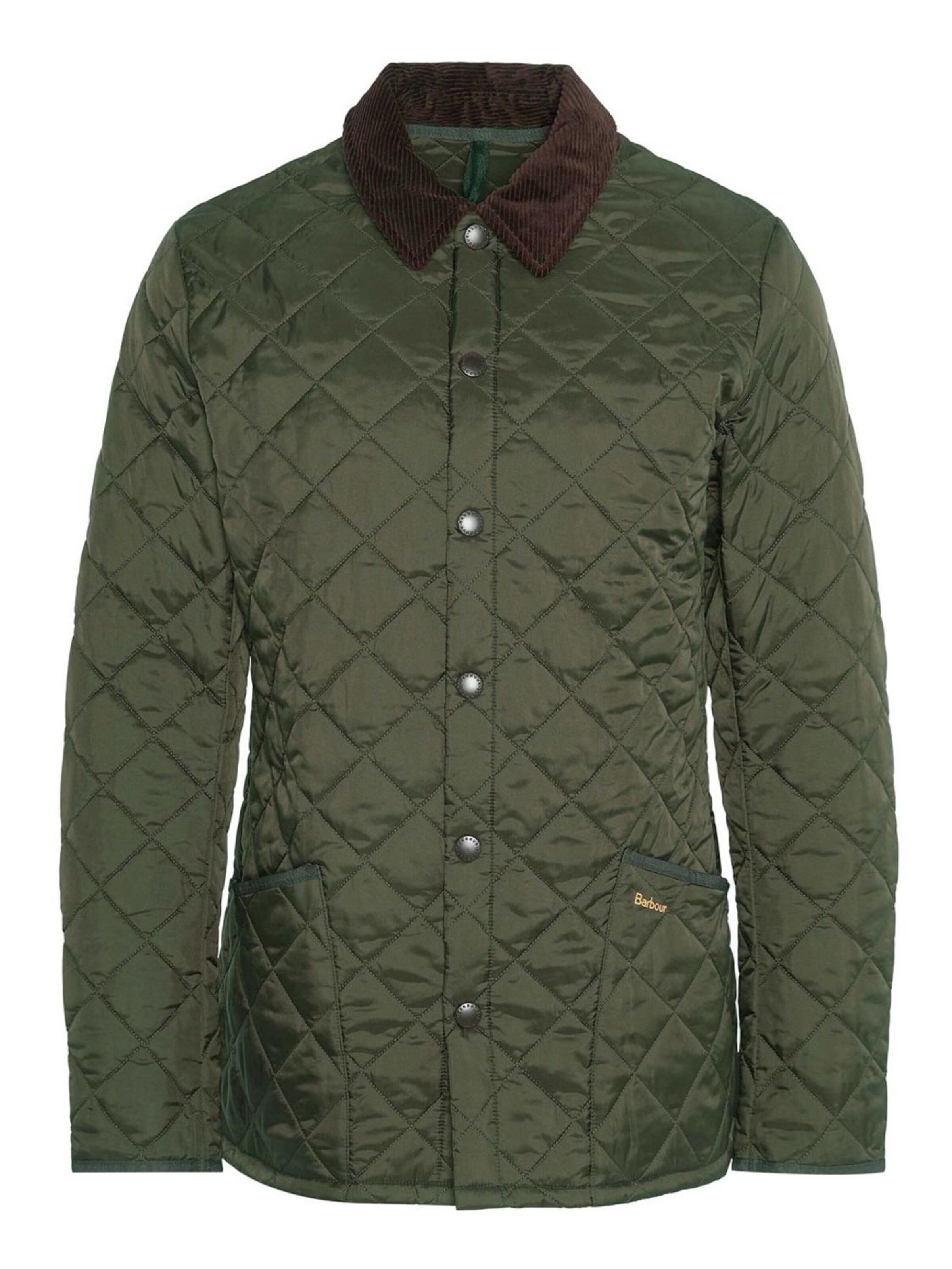 Barbour Winter Coat 'Heritage Liddesdale' in Green: front