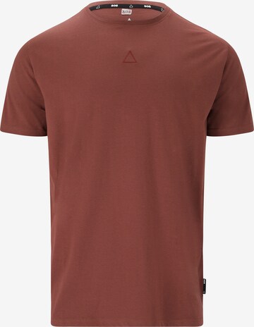 SOS Shirt 'Kobla' in Rood: voorkant