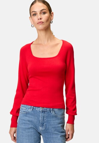 Pullover di zero in rosso: frontale
