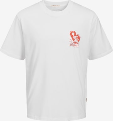 T-Shirt 'JORBELLAGIO' JACK & JONES en blanc : devant