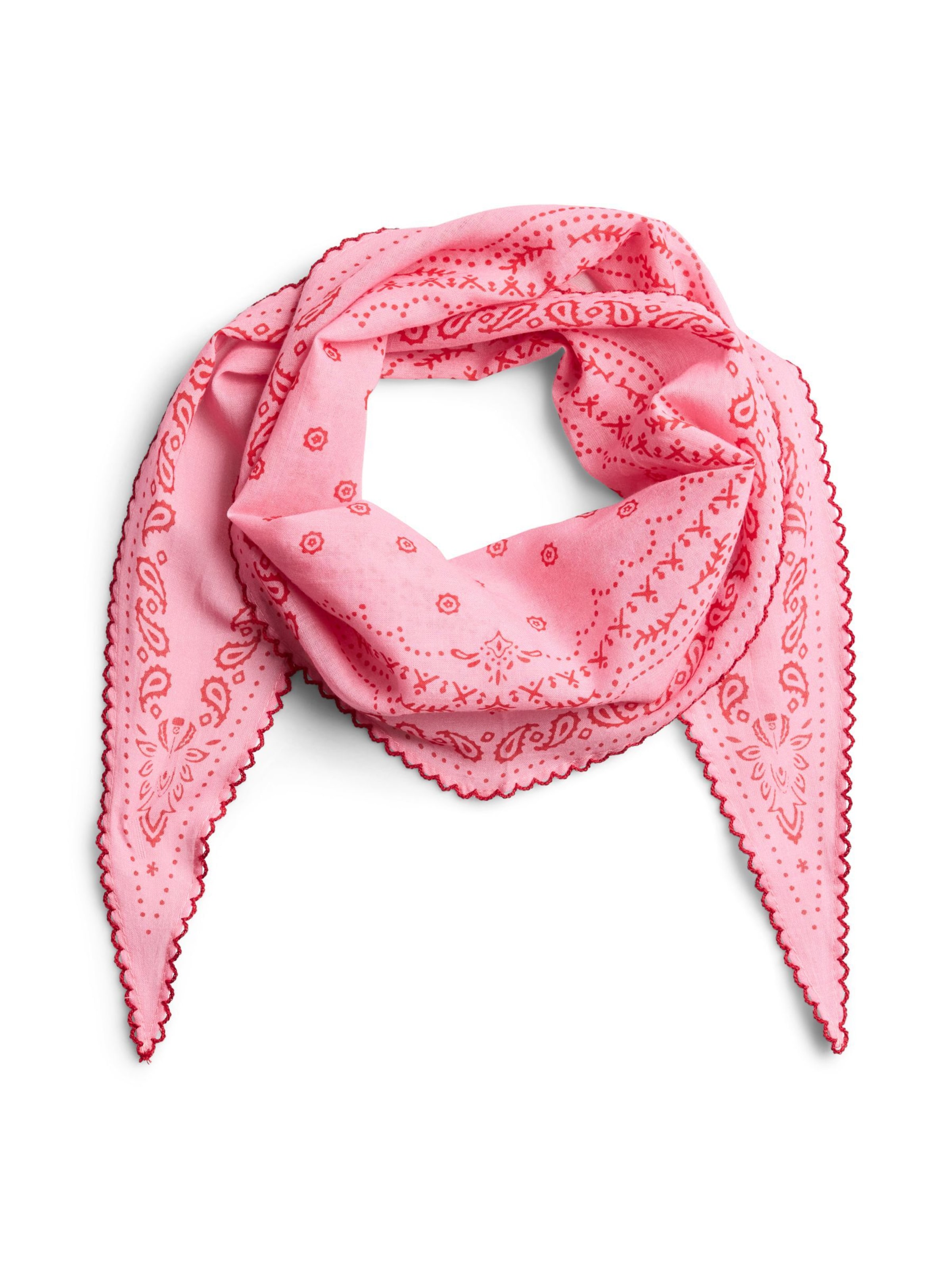 Écharpe 'PCAnemone' PIECES en rose : devant