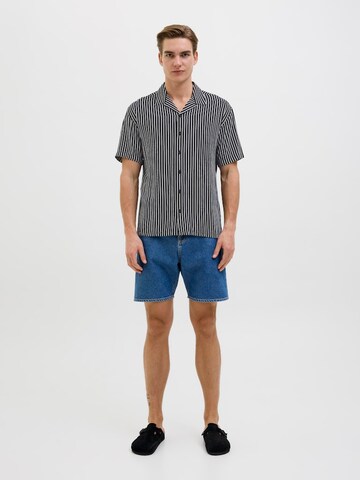 JJ Rebel Comfort fit Srajca 'JREBWATER' | črna barva