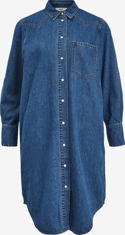 Robe-chemise 'LAURA' OBJECT en bleu : devant