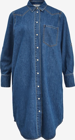 OBJECT Košeľové šaty 'LAURA' - Modrá: predná strana