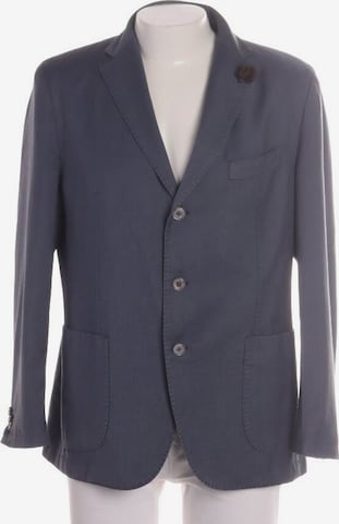 Windsor Suit Jacket in M-L in Blue: front