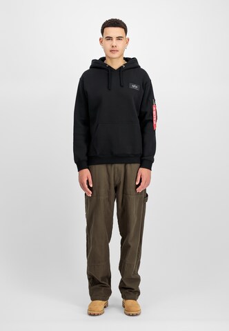 ALPHA INDUSTRIES Bluzka sportowa w kolorze czarny
