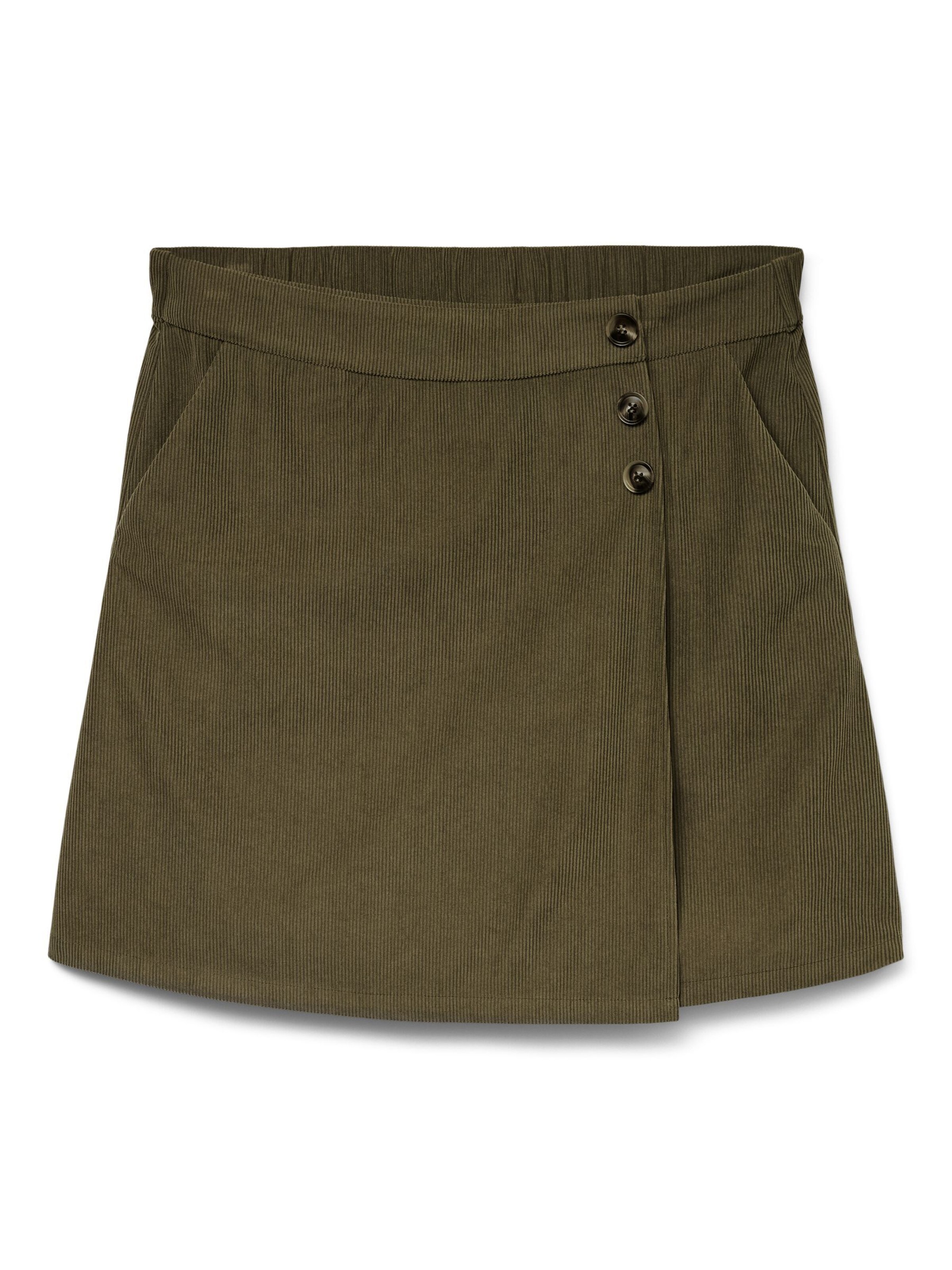 VERO MODA - Falda 'VMElly' en verde: frente