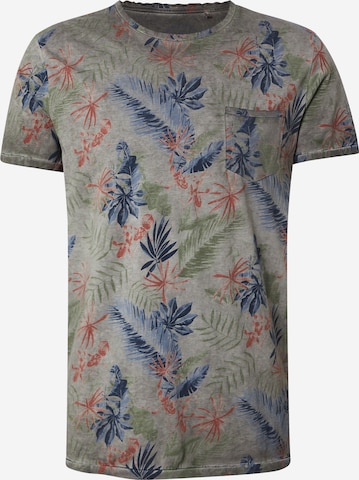 Key Largo T-Shirt 'Santa Fe' in Grau: Vorderseite