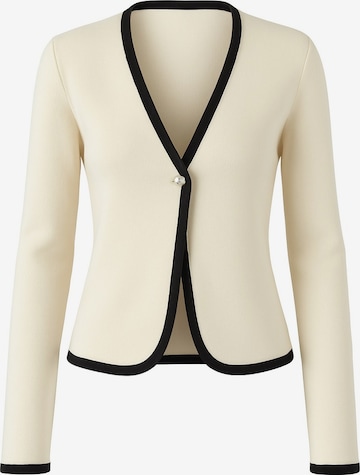 WOMAN VISION Gebreid vest in Beige: voorkant
