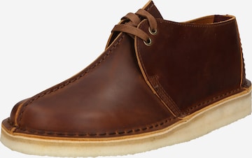 Clarks Originals Athletic Lace-Up Shoes 'Desert Trek' in Brown: front