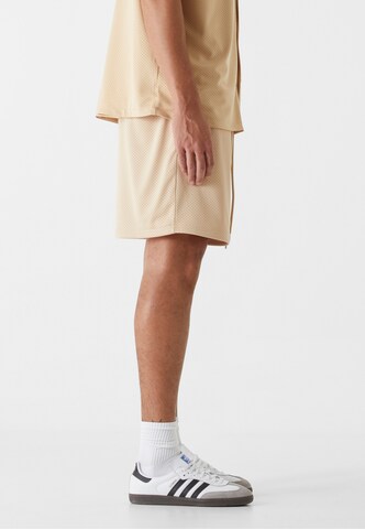 9N1M SENSE Regular Broek 'Essential' in Beige