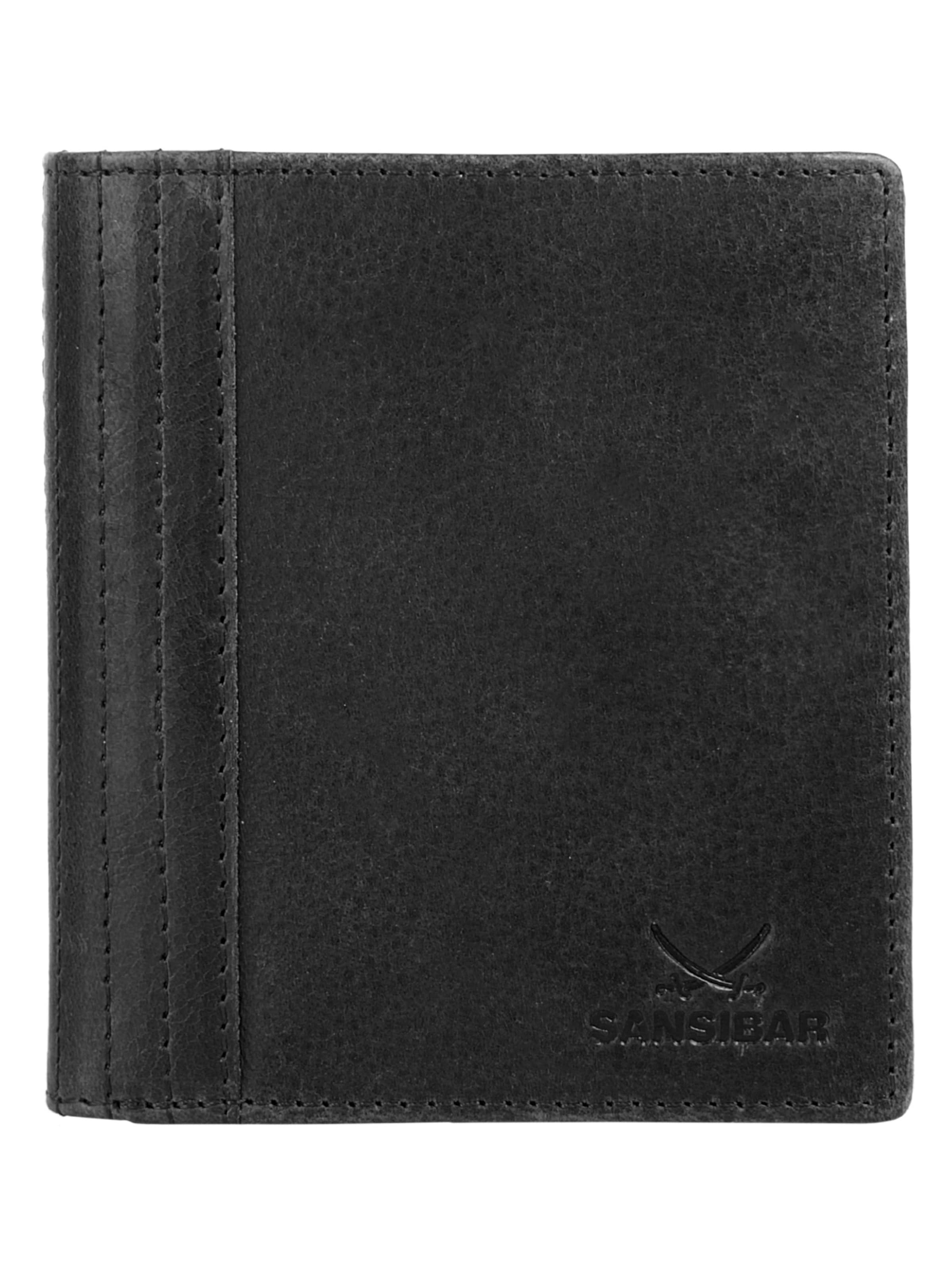 SANSIBAR Portemonnaie‌‌‌‌‌‌ in Schwarz: Vorderseite