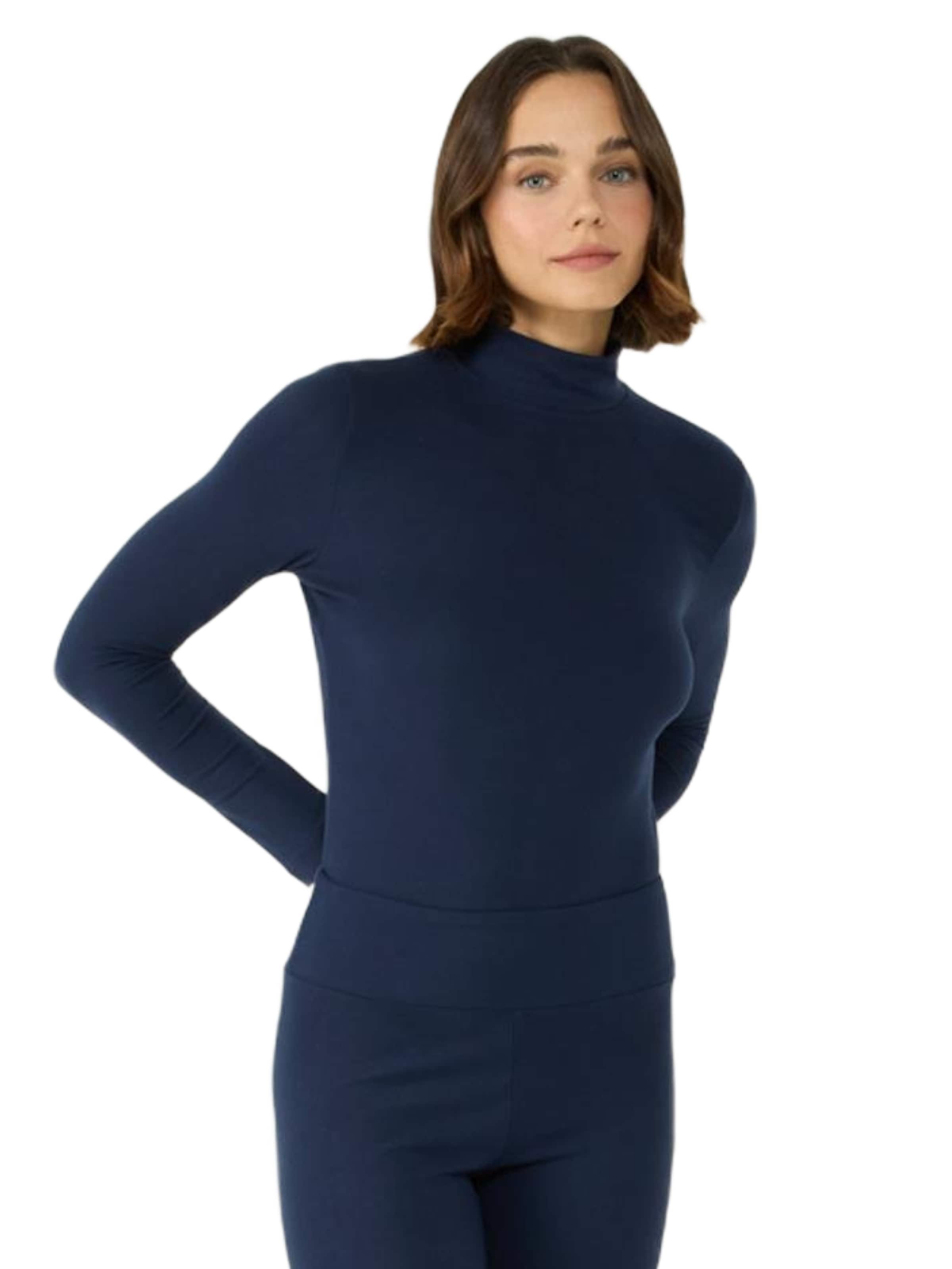 C&City Shirt bodysuit in Blue: front