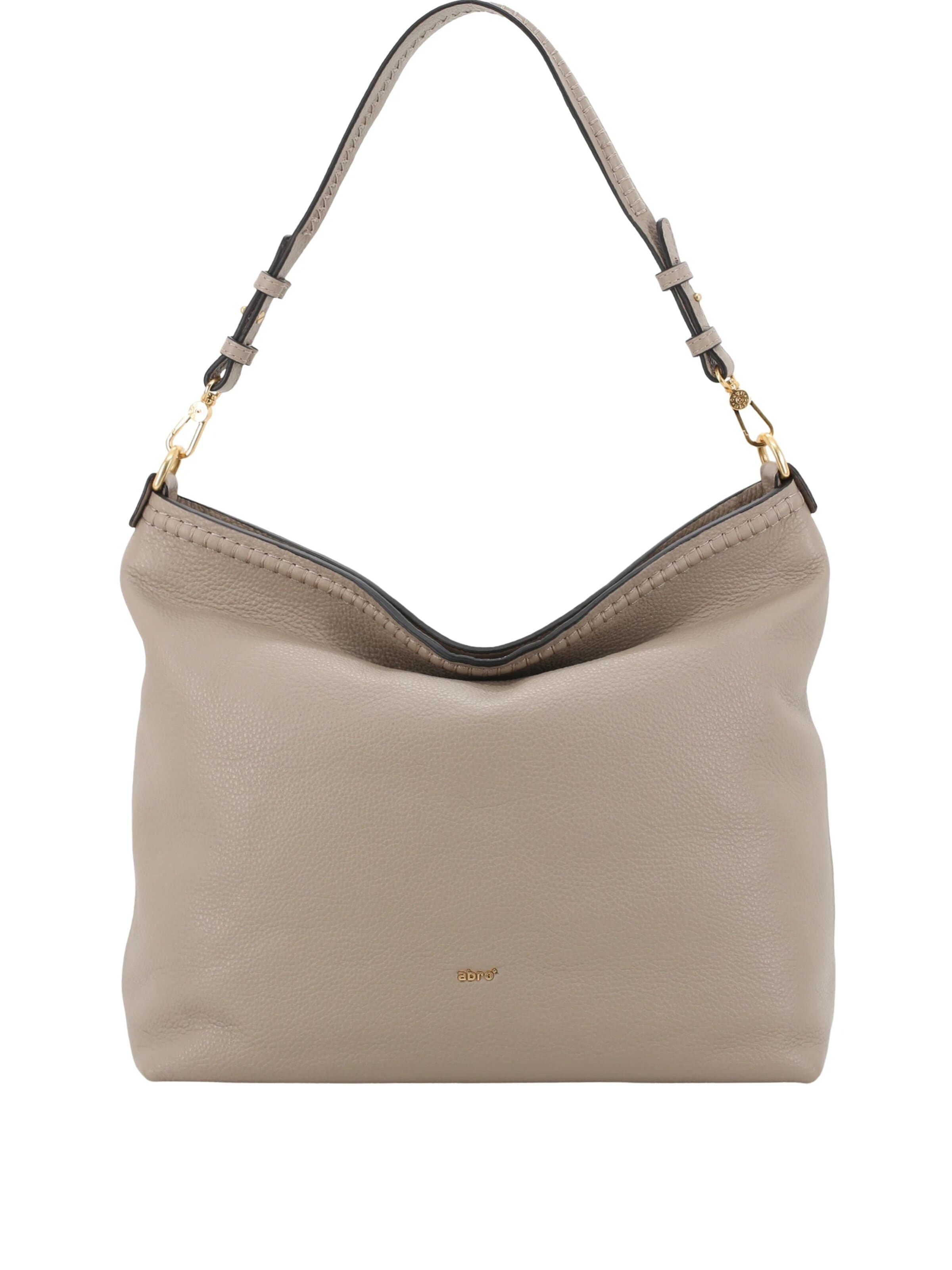 ABRO Handbag 'SIGNATURE' in Beige: front