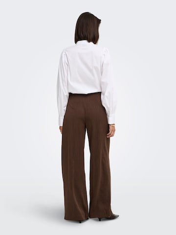 JDY Wide Leg Bukser 'JDYRiver' i brun