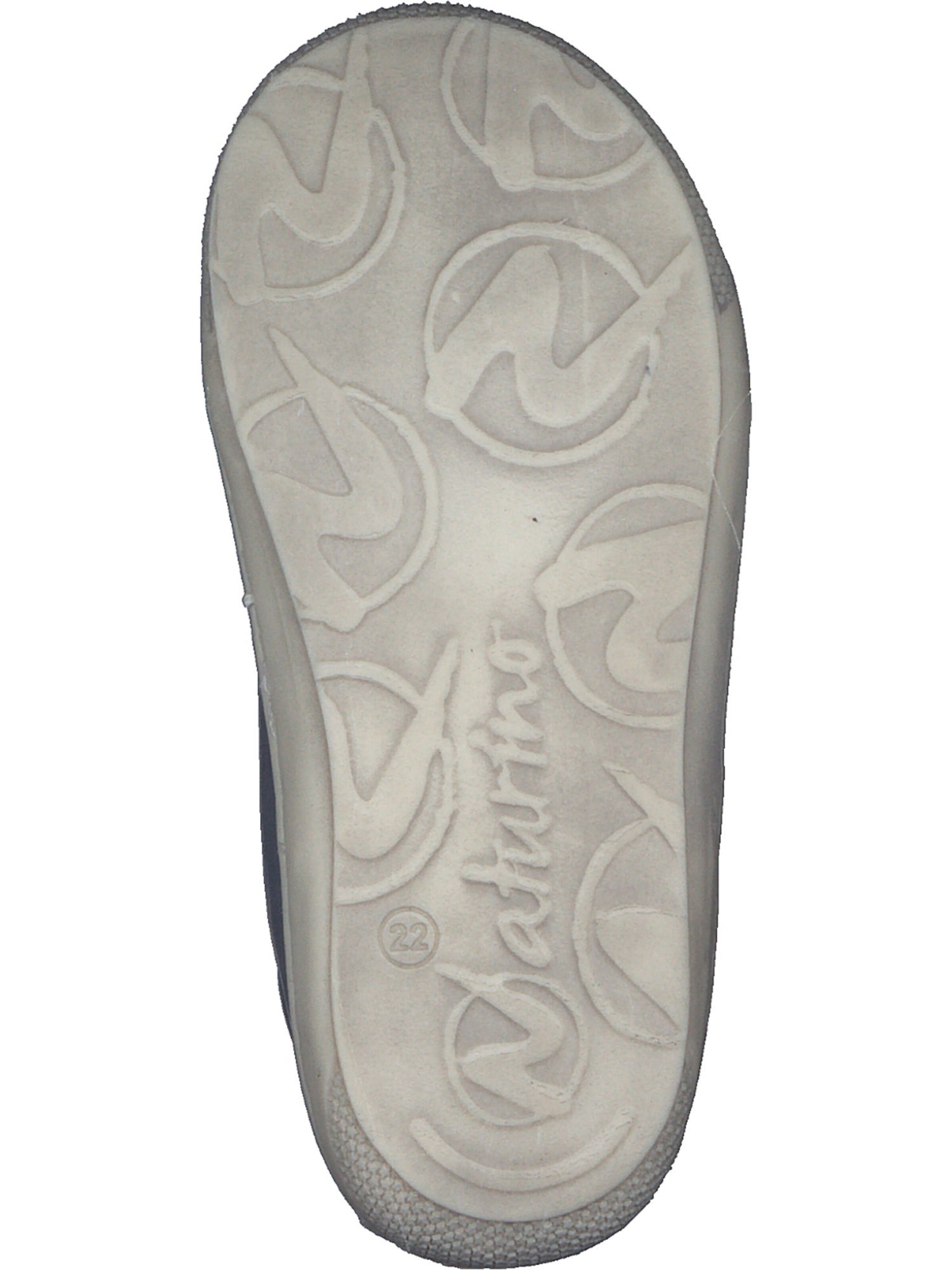 NATURINO Copatki za prve korake 'Cocoon' | modra barva