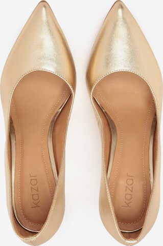 Kazar Pumps in Gold