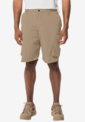 JACK WOLFSKIN Regular Outdoorshorts 'Kalahari' in Beige: predná strana