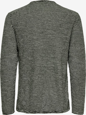 Pullover 'Niko' di Only & Sons in verde