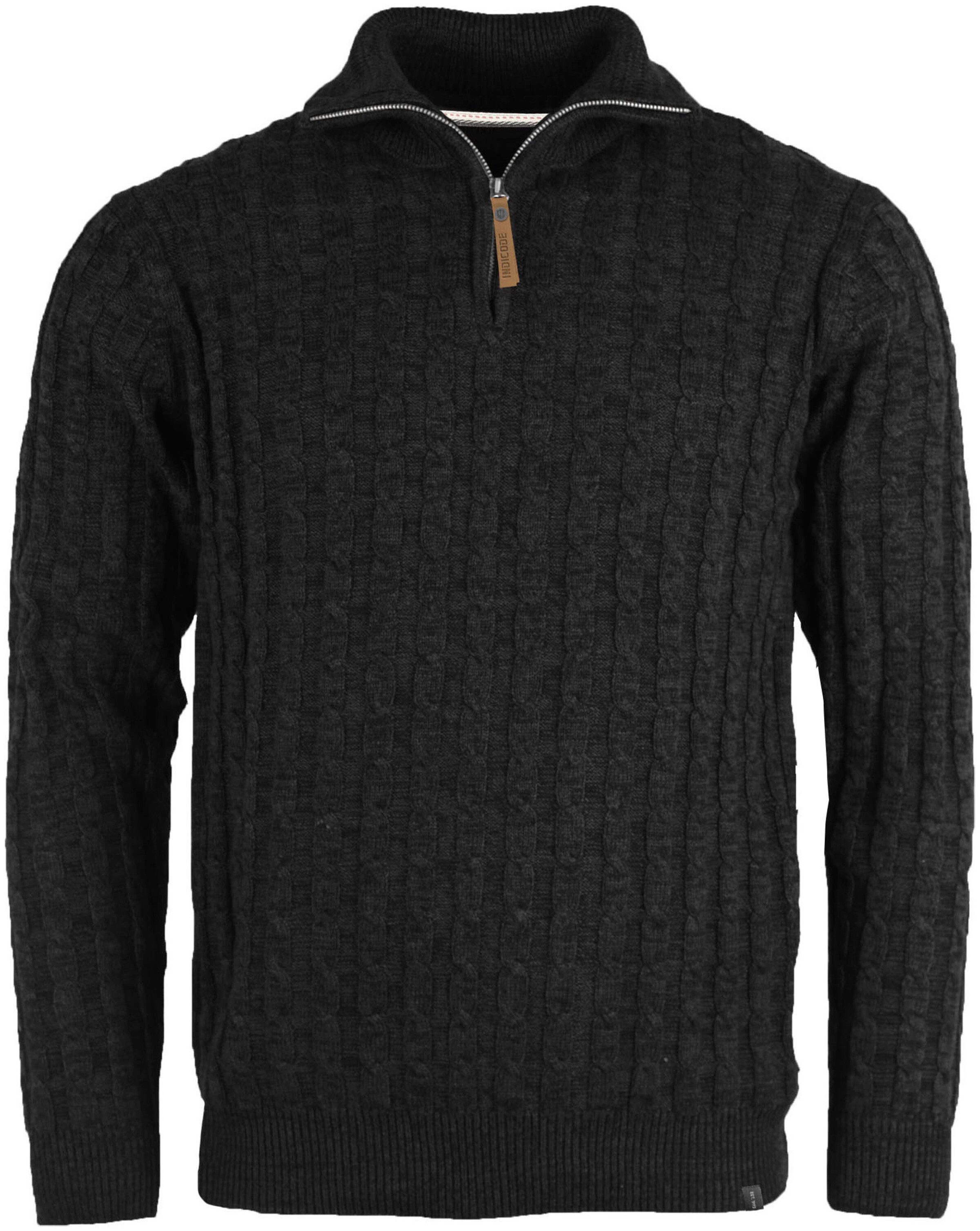 INDICODE JEANS Pullover in Schwarz: Vorderseite