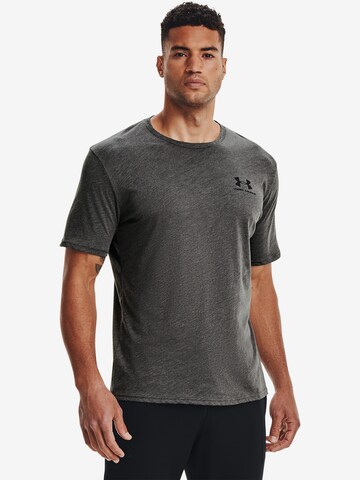 UNDER ARMOUR Functioneel shirt in Grijs: voorkant