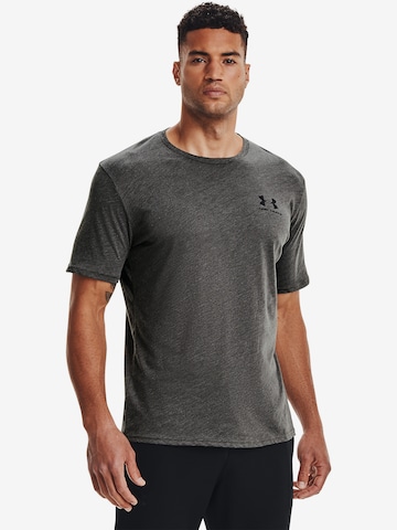 UNDER ARMOUR Performance Shirt 'Sportstyle' in Grey: front