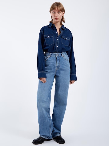 Dr. Denim Blouse 'Sukie' in Blue