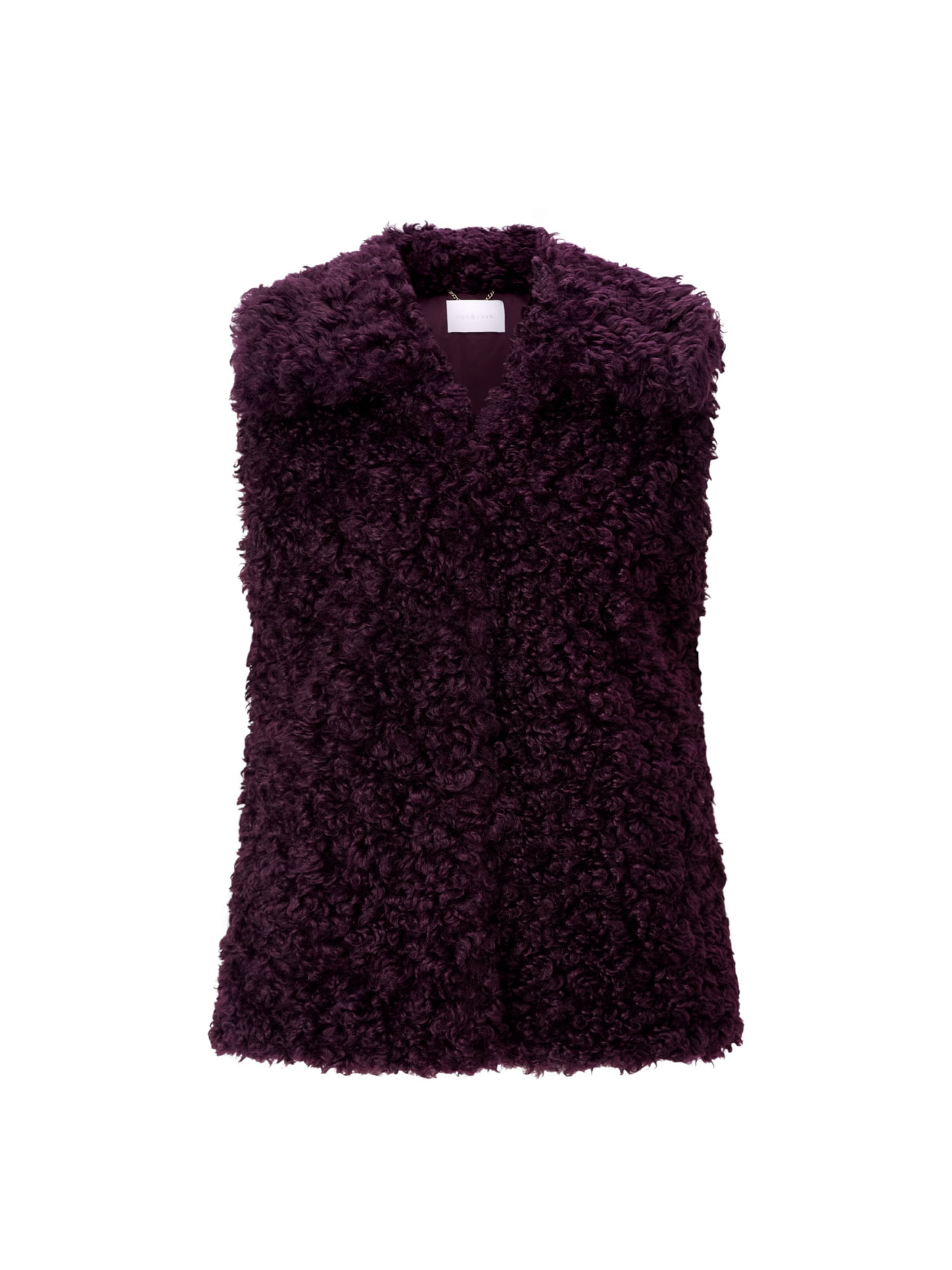Rich & Royal Bodywarmer in Lila: voorkant