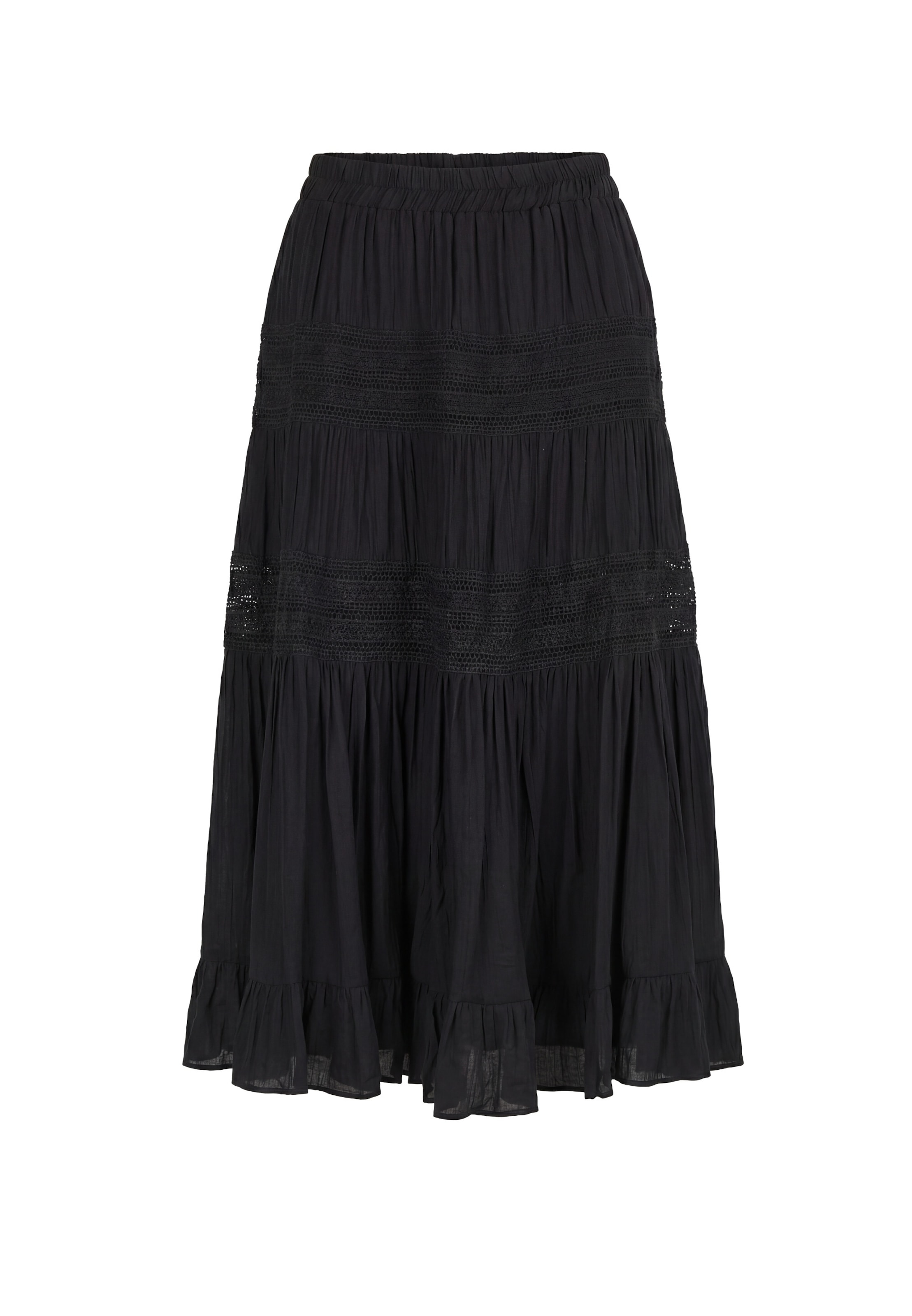 IZIA - Falda en negro: frente