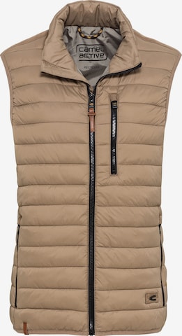 CAMEL ACTIVE Vest in Beige: front