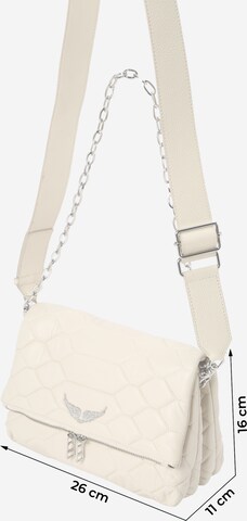 Sac bandoulière 'ROCKY' Zadig & Voltaire en beige