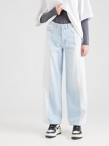 Tally Weijl Wide leg Jeans 'WOMEN WOVEN DENIM PANT' in Blue: front