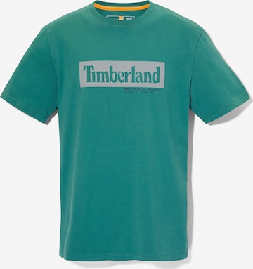 TIMBERLAND - Camiseta en verde: frente