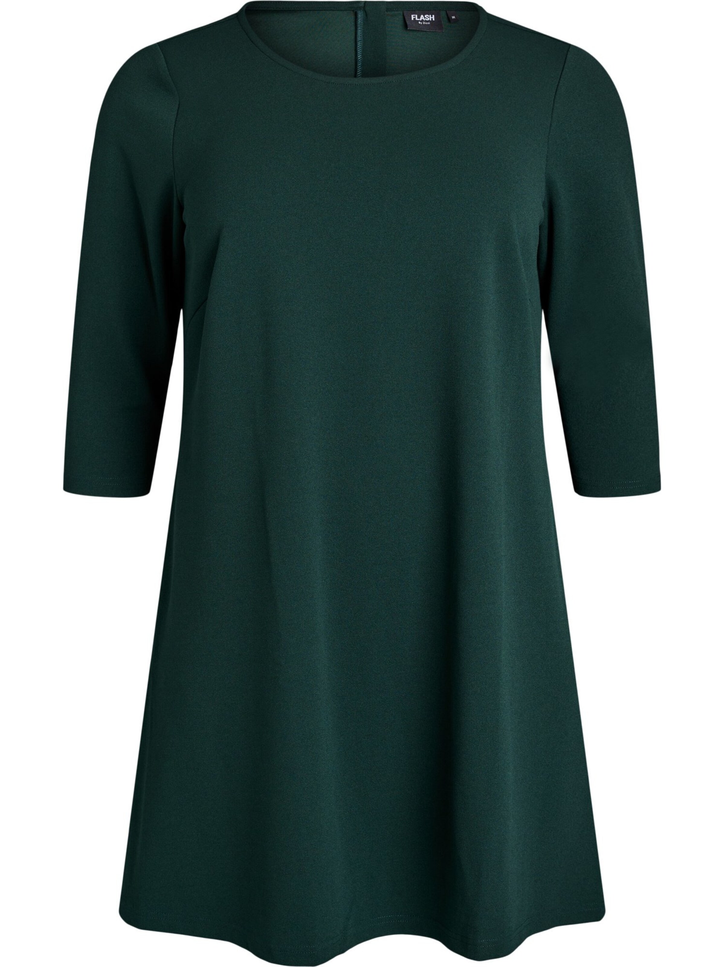 Abito 'Flella' di Zizzi in verde: frontale