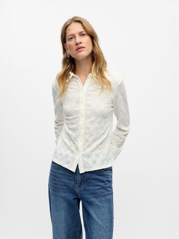 OBJECT Blouse in Wit: voorkant