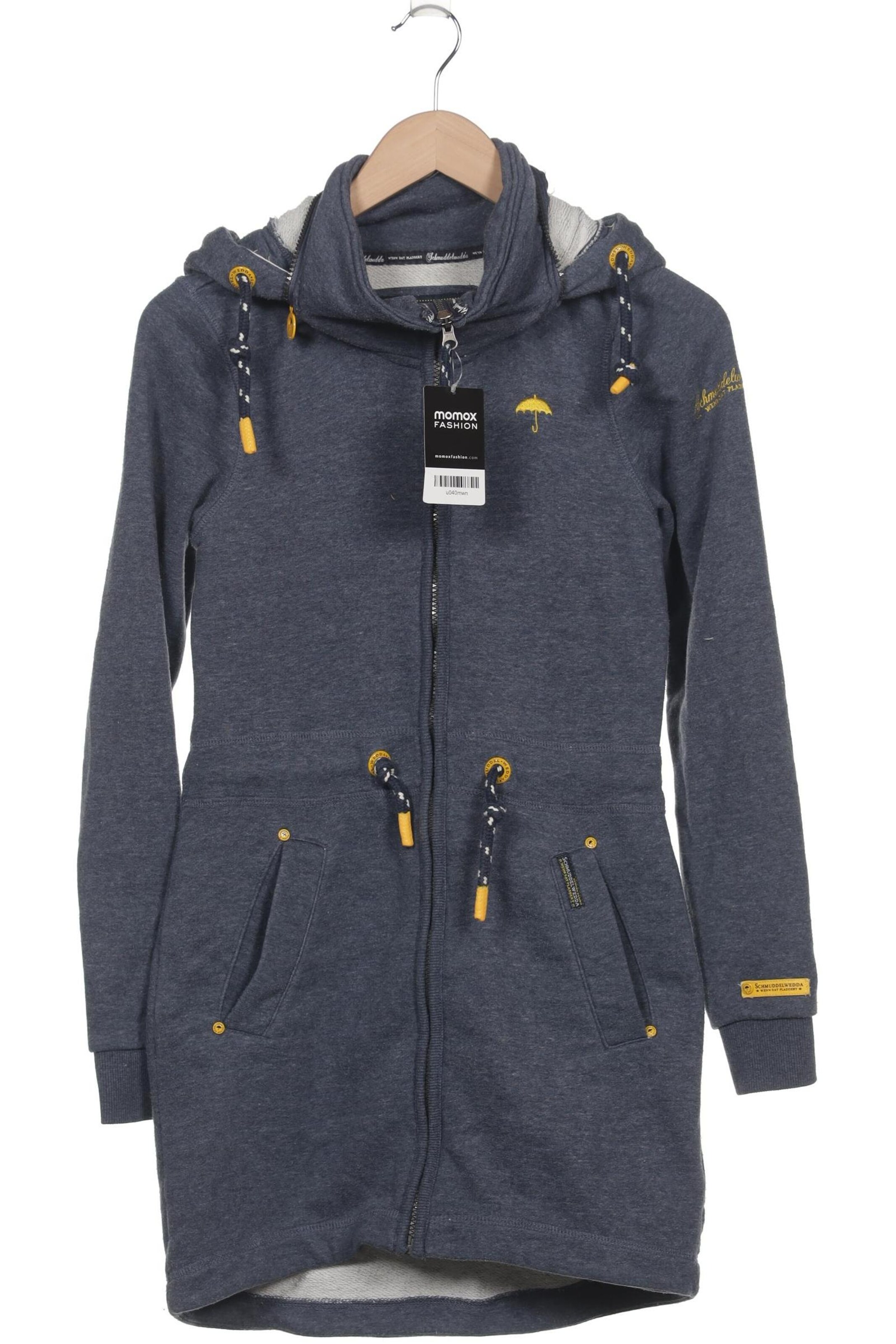 Schmuddelwedda Sweatshirt & Zip-Up Hoodie in XS in Blue: front